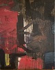 Dansk Kunstgalleri præsenterer: "Komposition" Olie maleri ex. ramme.