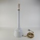 Kinnerup Antik & Porcelæn præsenterer: B&G Bordlampehvid riflet48 cm