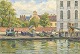 Lauritz Sørensen, “Christianshavn”, olie på lærred, ca. 1920’erne.