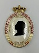 Royal Copenhagen Silhuet Platte - Kong Christian X