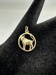 Gamlefund.dk præsenterer: 14Karat Guld Taurus / Tyre Vedhæng - Stjernetegn