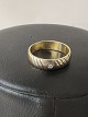 Antik Huset præsenterer: Vintage Ring med Diamant 14 kt rød / hvidguld. Størrelse 51