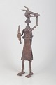 Vestafrikansk bronzefigur, midten af 1900-tallet.