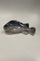 Danam Antik præsenterer: Royal Copenhagen Figur a Fisk Stenbidder no. 460