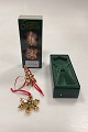 Danam Antik præsenterer: Georg Jensen Golden Christmas Julepynt - Snefnug og Juletræ 1999
