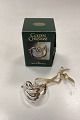Danam Antik præsenterer: Bing og Grøndahl Golden Christmas Crystal Ornament Fugl