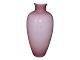 Antik K præsenterer: Murano Venini kunstglasSTOR lyserød gulvvase 63 cm.