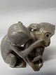 Antik Huset præsenterer: Bing & Grøndahl figur, par aber.Dek. Nr. 1524.