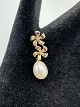 14Karat Guld Vedhæng - Blomster og perle