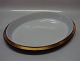 Pyrolin  Aluminia  Large platter 2784 39 cm BLACK RIM