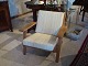 Hans Wegner armchair model GE-290 in light oak furniture from Getama 5000 m2 
showroom
