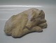 Gudrun Lauesen Calf in sand stone from Just Andersen 9 x 20 cm