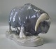 Royal Copenhagen 
530 RC Musk Ox Erik Nielsen 1903 18 x 29 cm