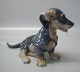 Royal Copenhagen figurine 
0856 RC Dachshund Lauritz Jensen 19 x 30 cm