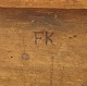 Friedrich Kruus, Stockholm 1745-77: Rokoko kommode. Signeret. H: 80cm. B: 111cm. D: 55cm