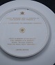 B&G Denmark Commemorative plate 1899-1972 in memory of His Majesty King Fredrik IX