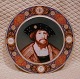 B&G platter med portræt af danske regenter, Kongesamlingen.