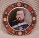 B&G platter med portræt af danske regenter, Kongesamlingen.