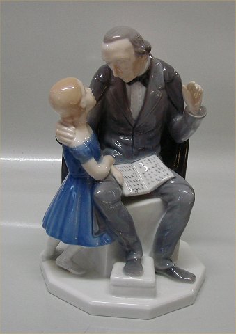 Andersen＆Girl・２３cm◇Ｂ＆Ｇ・ Copen◇ Bing & Grondahl B&G Porcelain Young Gentleman ~ Boy & Girl