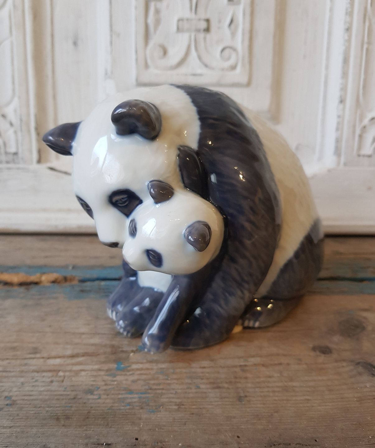 KAD ringen - Royal Copenhagen figurine, panda eating bamboo No. 662 - Royal  Copenhagen figurine, panda eating bamboo No. 662