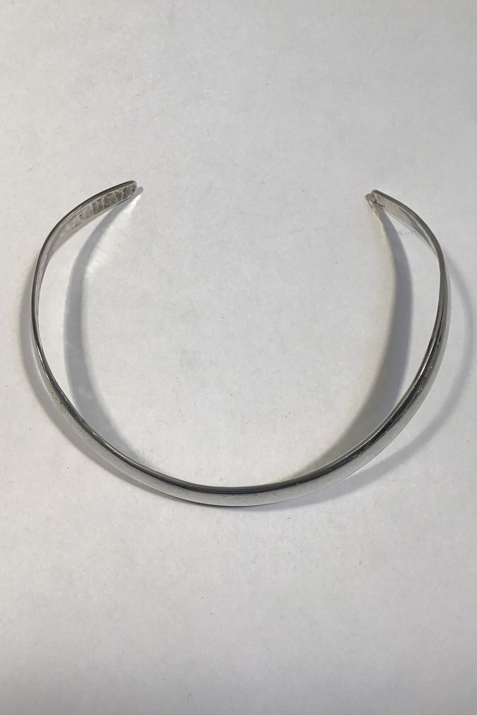 Solid Sterling Silver Oval Neck Ring (neckring)