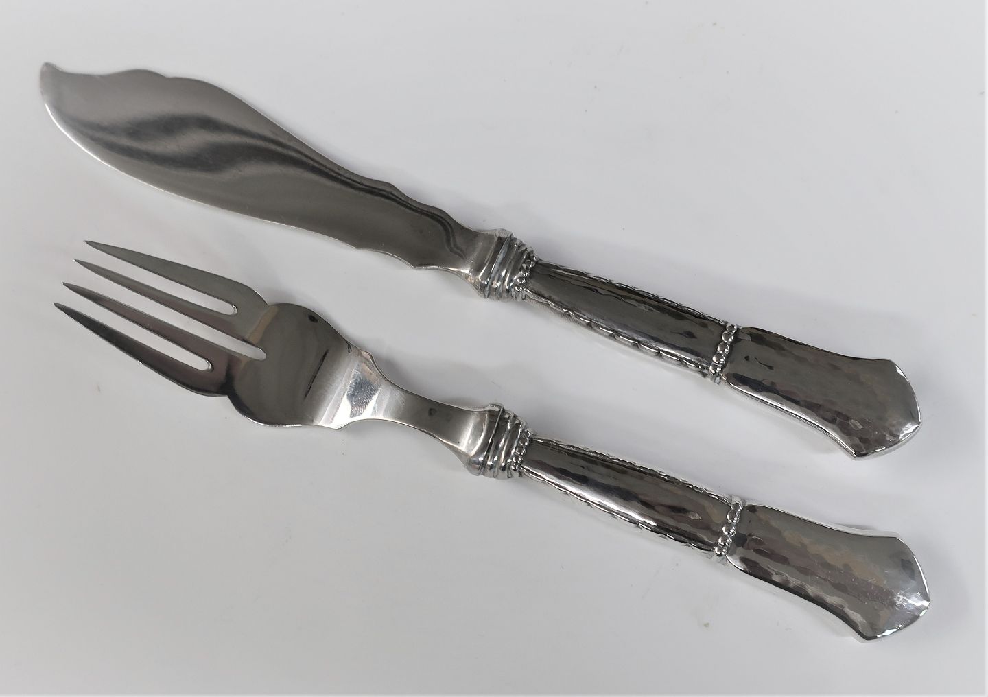 Lundin Antique - Louise. Silver cutlery (830). Fish knife & fish