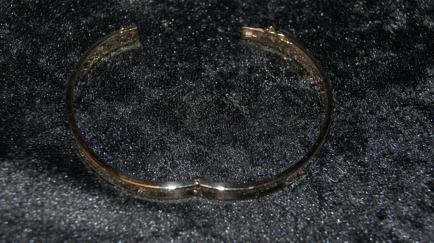 helikopter glimt skjule www.Antikvitet.net - #Armring 14 karat Guld * Stemplet GIFA GIFA 7 * Måler  61,27 mm*54,94 mm ca