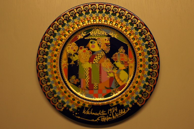 Rosenthal Wiinblad Christmas plate from 1974.