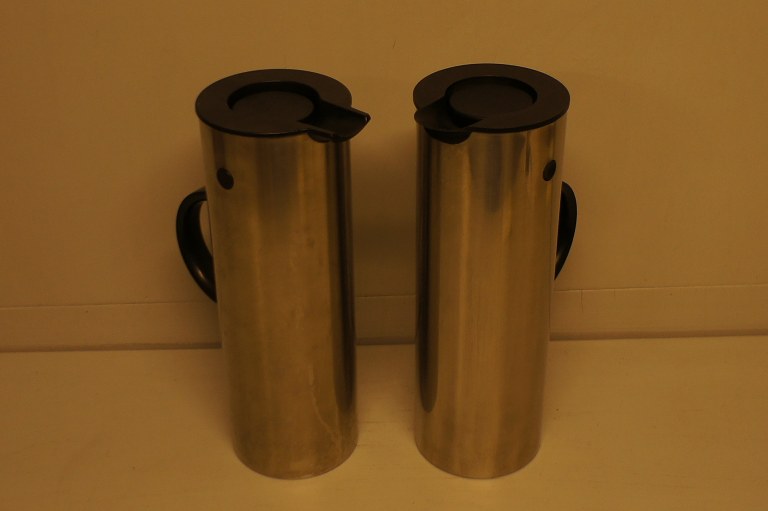 Stelton thermal coffee pot in stainless steel.