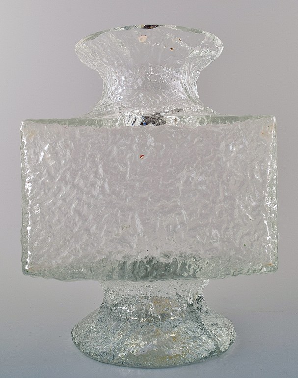 Timo Sarpaneva for Iittala, crassus art glass vase.