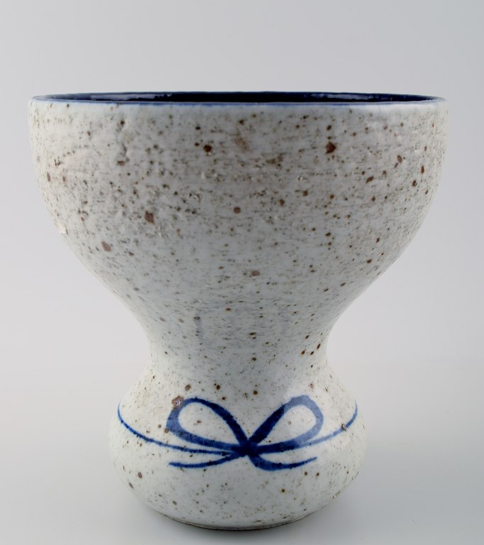 Vase, stentøj, Sylvia Leuchovius, Rörstrand.
