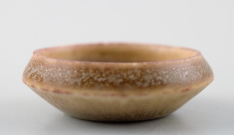 Carl Harry Stalhane, Rörstrand miniature stoneware bowl.