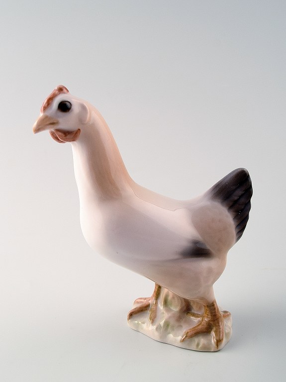 Bing & Grøndahl Fugl, B&G 2193 Høne Chicken Hen 10,5 cm.
