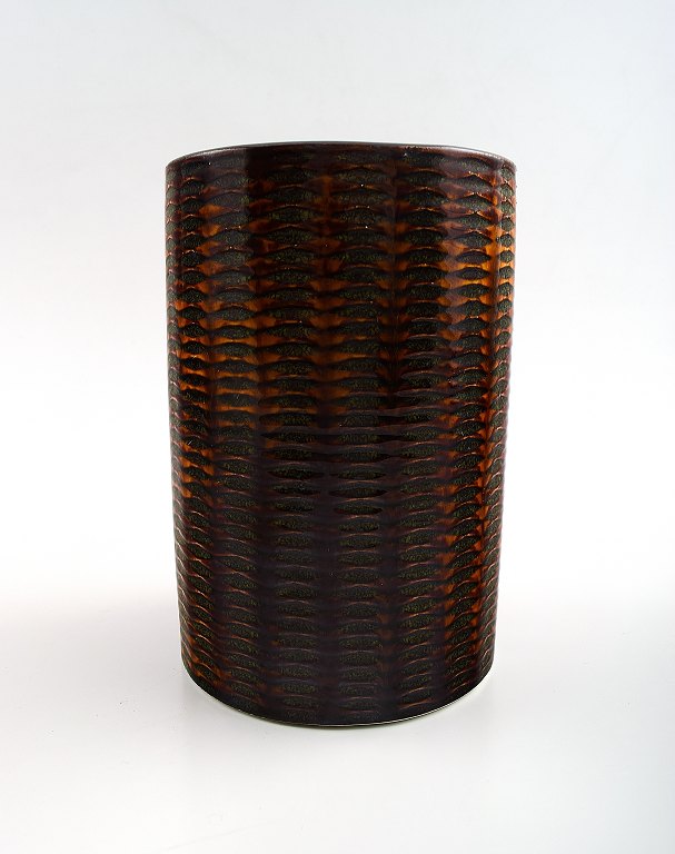 Stig Lindberg, Gustavsberg, Domino vase i keramik. 
