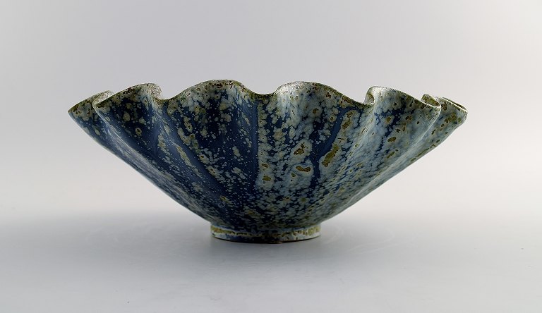 Arne Bang. Large Ceramic Bowl. Stamped AB 219.
