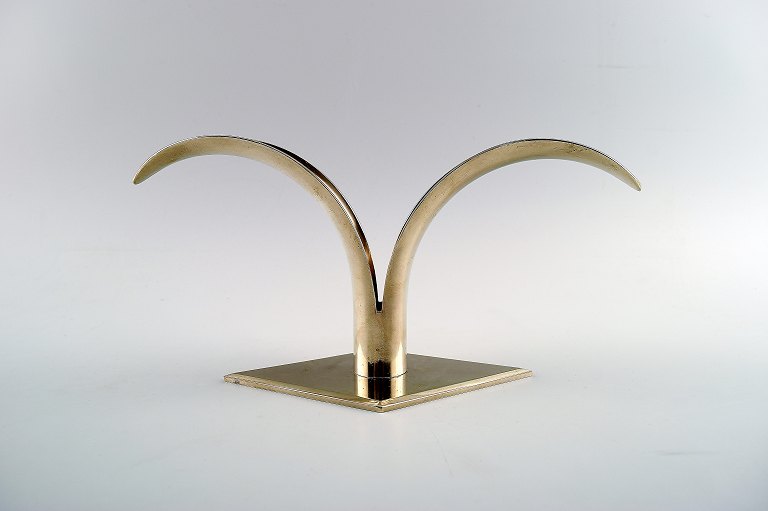 Candlestick in stainless steel, "Liljan" Ivar Ålenius Björk.
