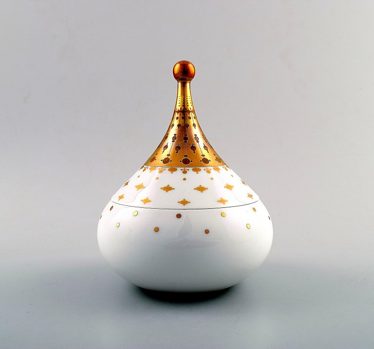 Rosenthal studio line, Bjørn Wiinblad lågæske i porcelæn.
