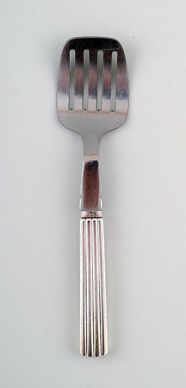 Georg Jensen Silver Bernadotte Herring / Sardine Serving Fork, fork in stainless 
steel.