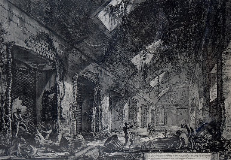 Piranesi. Engraving.