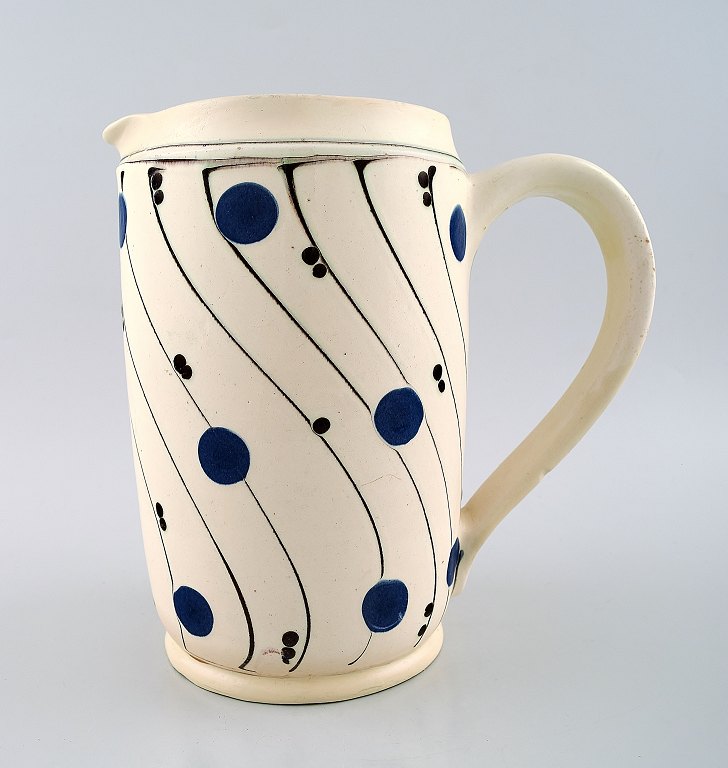 Kähler, Denmark, glazed stoneware mug. Large mug with handle.
