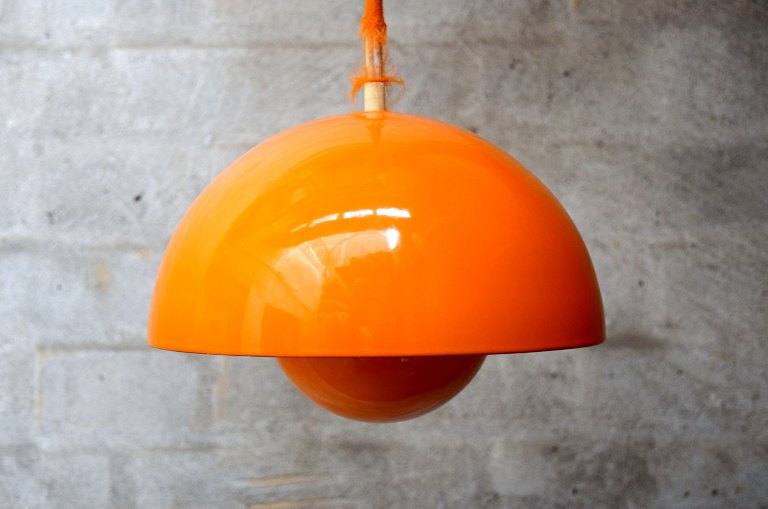 Verner Panton Flowerpot pendel orange.
