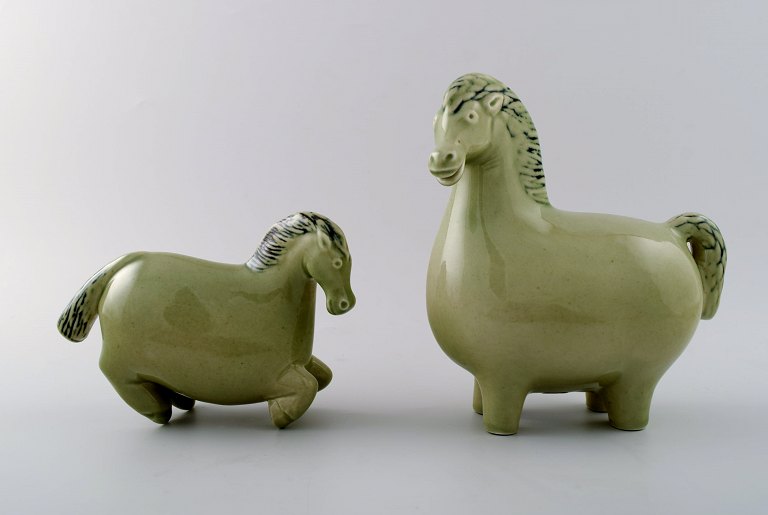 Stig Lindberg for Gustavsberg.
Two horses in stoneware.