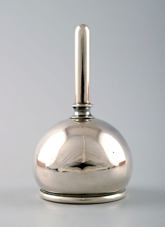 Hingelberg, Aarhus sterling silver table clock.
