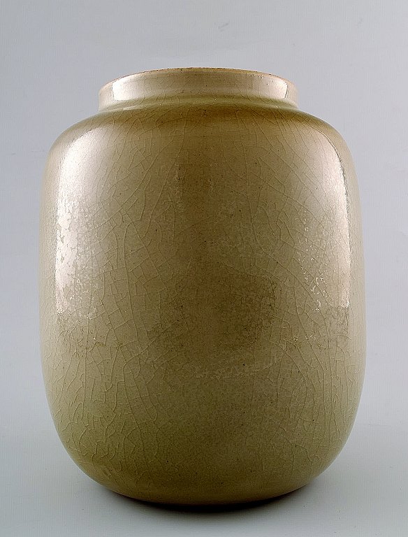 Rolf Palm, Mölle, large unique ceramic vase. Swedish design.
