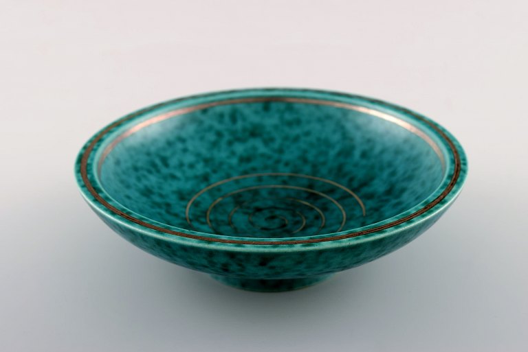 Wilhelm Kåge, Gustavsberg, Argenta Art Deco Bowl.
