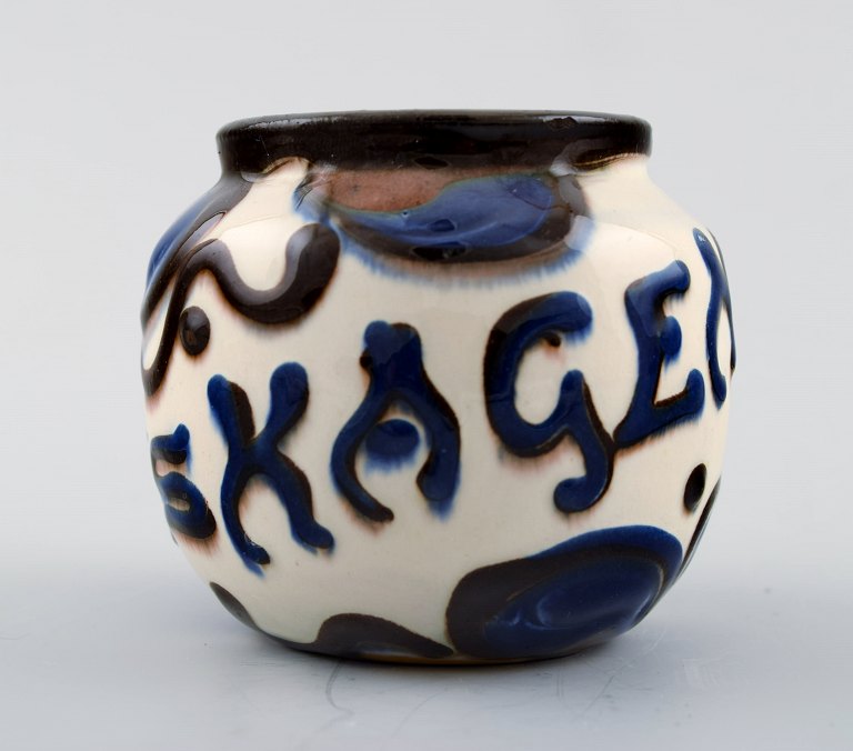 Kähler, Denmark, glazed stoneware vase. 1940s.
