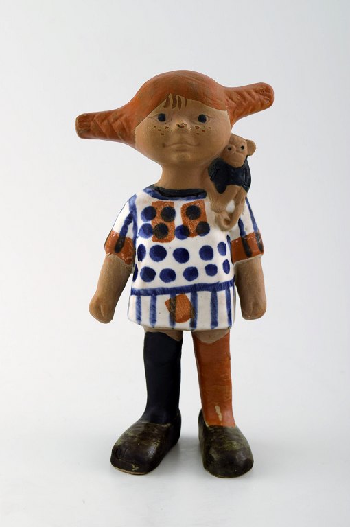 Lisa Larsson, meget sjælden Pippi Langstrømpe figur.
Gustavsberg