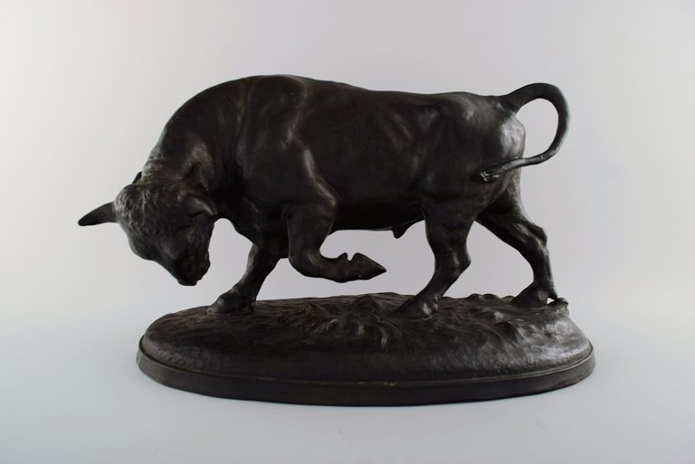 Ipsens, Denmark by Laurits Jensen 1904, terracotta. Bull on socket.
