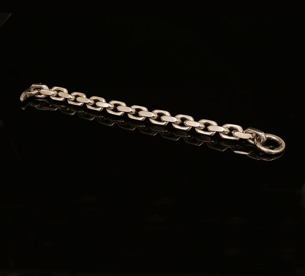 Hans Hansen: Anchor bracelet, Sterlingsilver. L: 22,5cm. W: 135gr