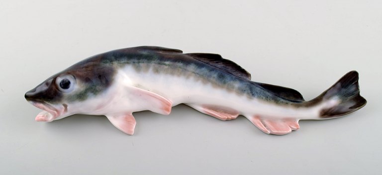 Royal Copenhagen fish figurine in the form of cod # 457.